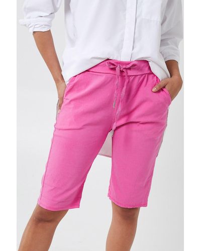 Blue Vanilla Plain Magic Shorts - Pink