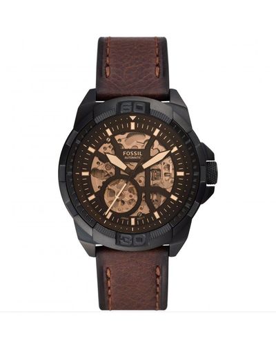 Fossil Bronson Stainless Steel Fashion Analogue Automatic Watch - Me3219 - Black
