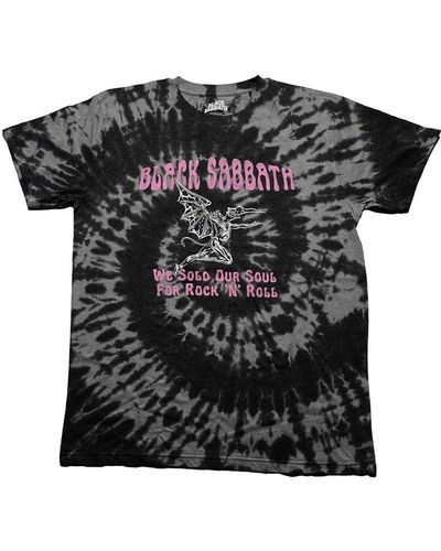 Black Sabbath We Sold Our Soul For Rock N ́ Roll T-shirt - Black