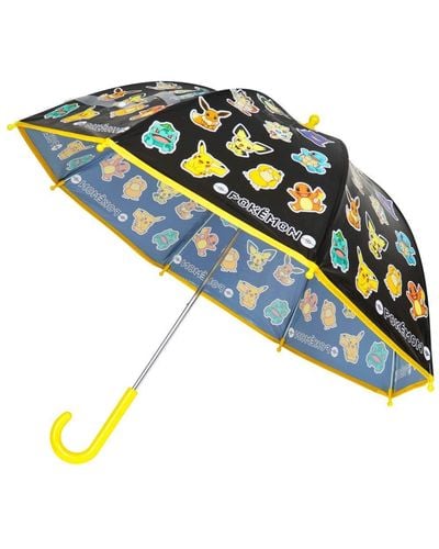 Pokemon Black All Over Print Umbrella - Yellow