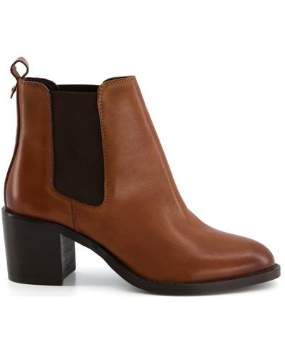 Dune 'pembly' Leather Chelsea Boots - Brown