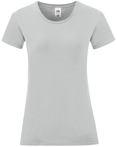 Fruit Of The Loom Iconic T-shirt - Grey