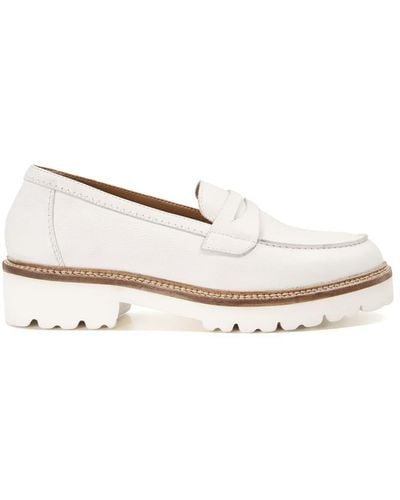 Dune 'granola' Leather Loafers - Natural