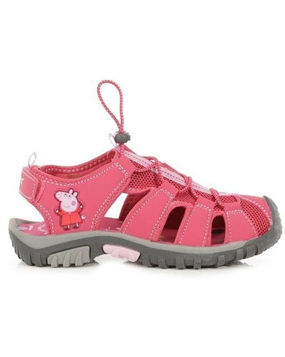 Regatta 'peppa Pig' Lightweight Polyurathane Walking Sandals - Pink