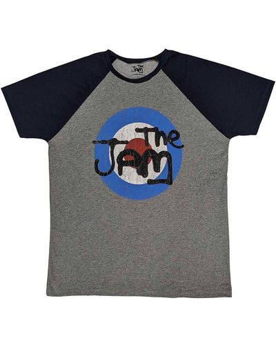 jam Vintage Logo Raglan T Shirt - Blue