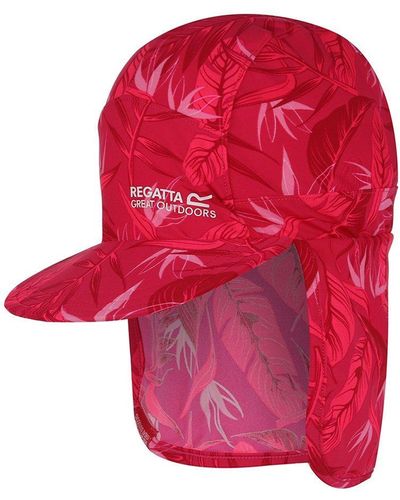 Regatta 'protect' Sunshade Neck Protect Cap - Red