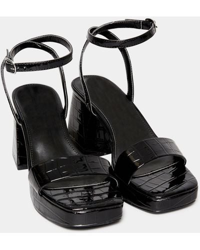 Long Tall Sally Platform Heels - Black