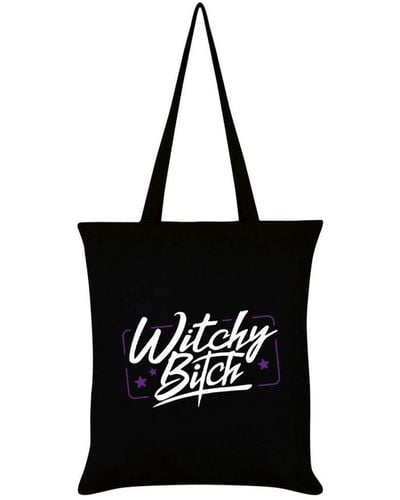 Grindstore Witchy Bitch Tote Bag - Black
