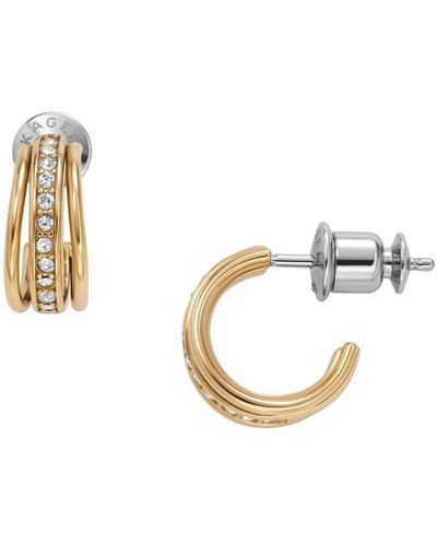 Skagen Kariana Stainless Steel Earrings - Skj1610710 - Metallic