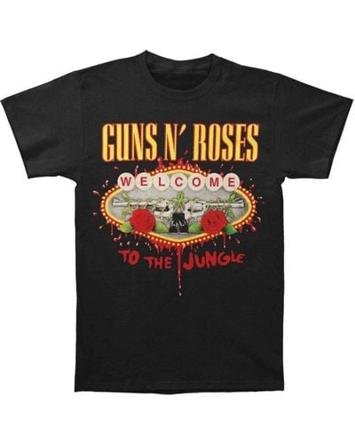 Guns N Roses Welcome To The Jungle T-shirt - Black