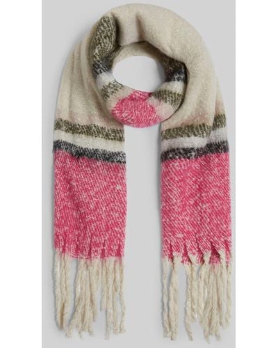 James Lakeland Stripe Blanket Scarf - Pink