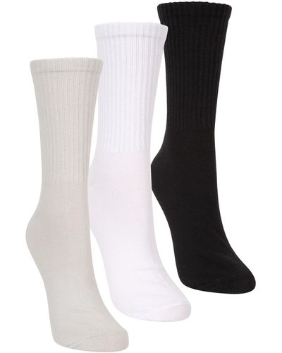 Mountain Warehouse Trail Walking Socks Quick Wick Socks - 3 Pack - Black