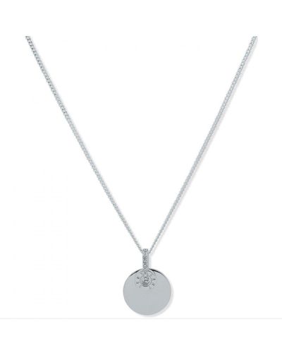 DKNY Nk 16in Rivet Pendant Necklace - 04n00152 - Metallic