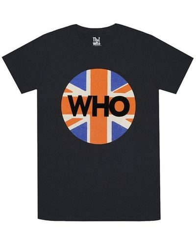 The Who Union Jack Cotton T-shirt - Black