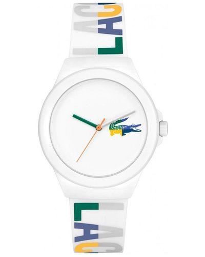 Lacoste Neocroc Plastic/resin Fashion Analogue Quartz Watch - 2001217 - White