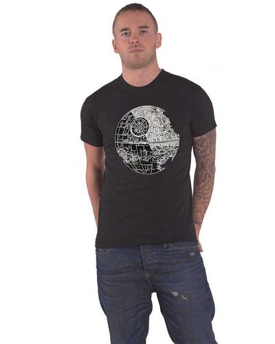 Star Wars Death Star T Shirt - Black