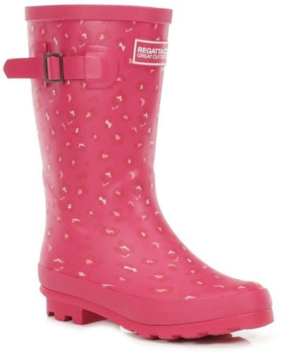 Regatta 'fairweather Junior' Waterproof Low Walking Shoes - Pink