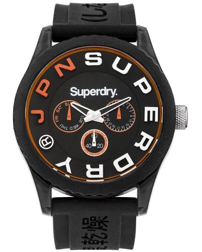 Superdry Tokyo Fashion Analogue Quartz Watch - Syg170b - Black