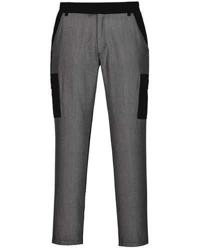 Portwest Combat Cut Resistant Work Trousers - Grey