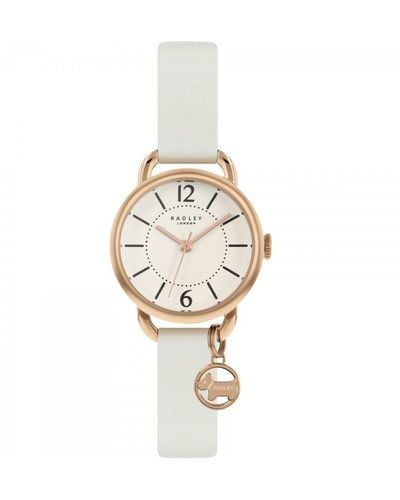 Radley Plated Stainless Steel Fashion Analogue Quartz Watch - Ry2984 - White