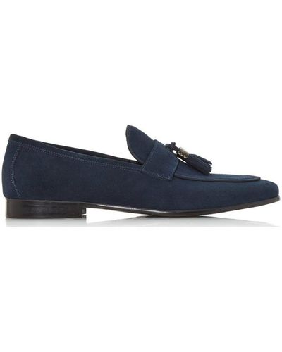 Dune 'passengers' Suede Loafers - Blue