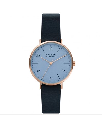 Skagen Aaren Naturals Stainless Steel Classic Analogue Watch - Skw2972 - Blue