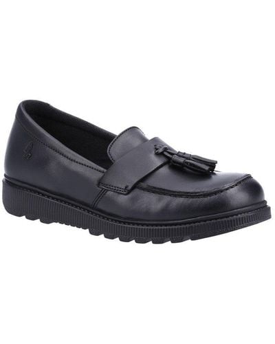 Hush Puppies 'faye Junior' Leather Shoes - Black