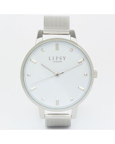 Lipsy Fashion Analogue Quartz Watch - Lplp858 - White