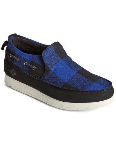 Sperry Top-Sider 'moc-sider Buffalo Check' Slip On Shoes - Blue
