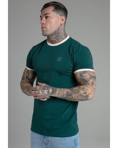 SIKSILK Ringer T-shirt - Green