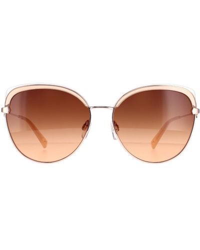 Ted Baker Semi Rimless Rose Gold Brown Gradient Tb1661 Tamma
