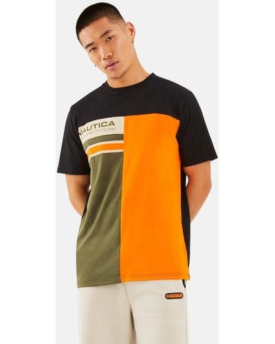 Nautica 'jenson' T-shirt - Orange
