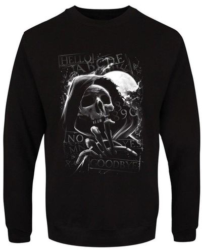 Grindstore Skull Moon Ouija Sweatshirt - Black