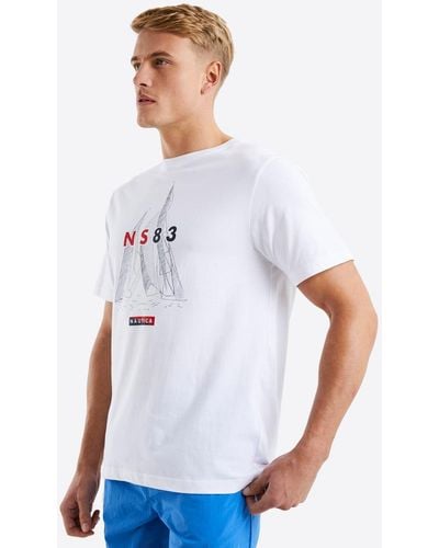 Nautica 'cabot' T-shirt - White
