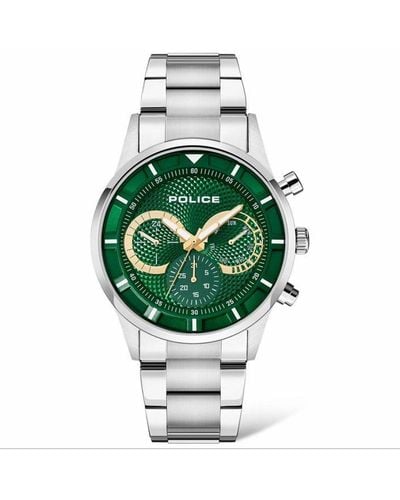 Police Driver Stainless Steel Fashion Analogue Watch - Pewjk2014301 - Green