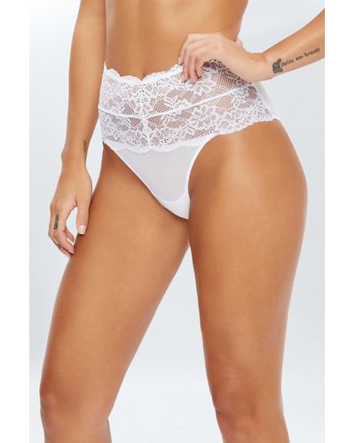 Ann Summers Sexy Lace Planet High Waisted Brazilian - Blue