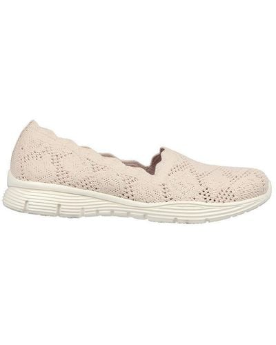 Skechers Light Pink 'seager' My Look Shoes - White