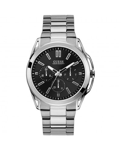 Guess Vertex Stainless Steel Fashion Analogue Quartz Watch - W1176g2 - Black