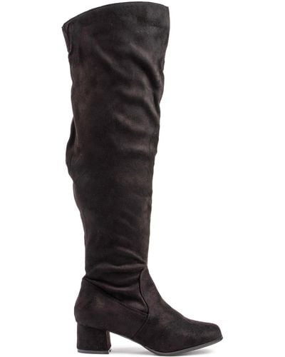 SOLESISTER Cielo Wide Fit Boots - Black