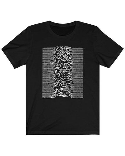 Joy Division Unknown Pleasures Back Print T-shirt - Black