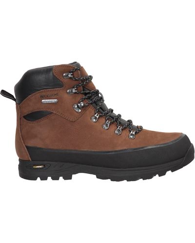 Mountain Warehouse Quest Extreme Isogrip Boot Waterproof Leather Boots - Brown