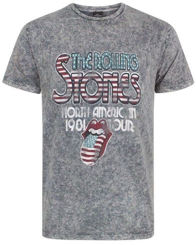 The Rolling Stones Acid Wash T-shirt - Grey