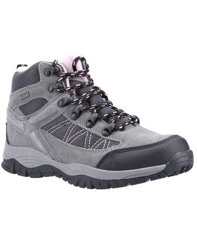 Cotswold 'maisemore' Suede / Pu / Mesh Ladies Hiking Boots - Grey