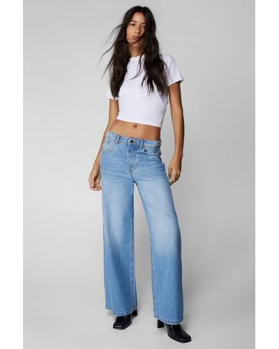 Nasty Gal The Denim Baggy Jeans - Blue