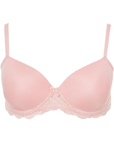 Yours Underwired T-shirt Bra - Pink