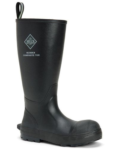 Muck Boot 'mudder Tall Safety' Wellington Boots - Black