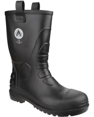 Amblers Safety 'fs90' Safety Wellington Boots - Black
