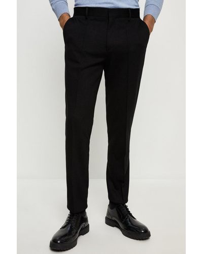 Burton Slim Fit Black Jersey Trousers
