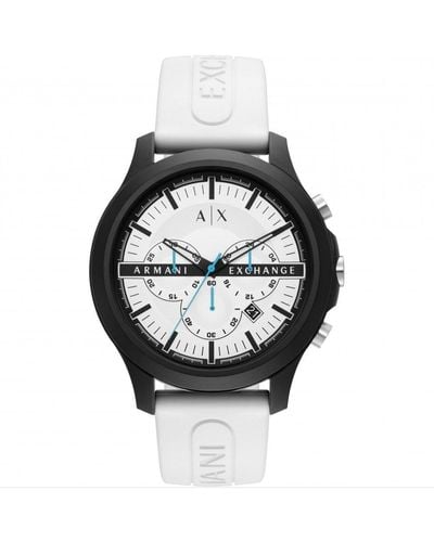 Armani Exchange Nylon Fashion Analogue Quartz Watch - Ax2435 - Black