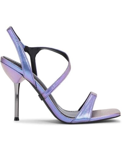 Miss Kg 'priya' Fabric Heels - Blue